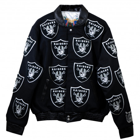 JEFF HAMILTON ALL OVER SHIELD LOGO JACKET