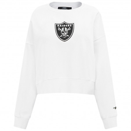 PRO STANDARD RAIDERS WOMENS WINGSPAN 2.0 FLEECE CREWNECK SWEATSHIRT