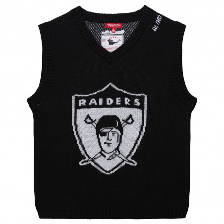 MITCHELL & NESS WOMENS CROP KNIT SWEATER VEST
