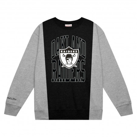 MITCHELL & NESS WOMENS SPLIT 3 CREWNECK SWEATSHIRT
