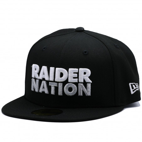 NEW ERA 59FIFTY RAIDER NATION CAP