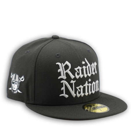 NEW ERA 59FIFTY RAIDER NATION OLE ENGLISH 2.0 CAP