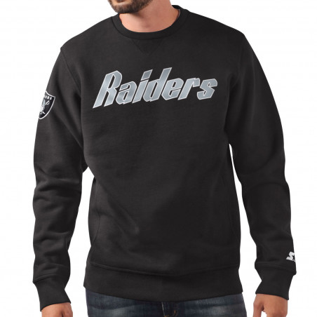 STARTER HERITAGE WORDMARK BLACK CREWNECK SWEATSHIRT