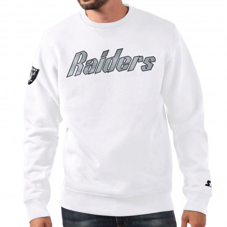 STARTER HERITAGE WORDMARK WHITE CREWNECK SWEATSHIRT