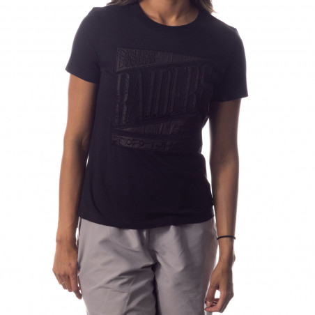 WOMENS SATIN APPLIQUE TEE